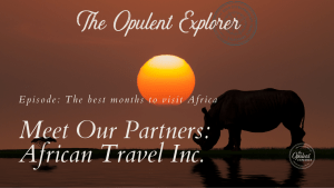 Exclusive Ultra-Lux travel content - African - best months to visit. Luxury Travel Expert - The Opulent Explorer