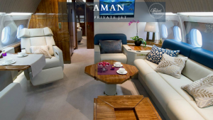 Aman Private jet experience