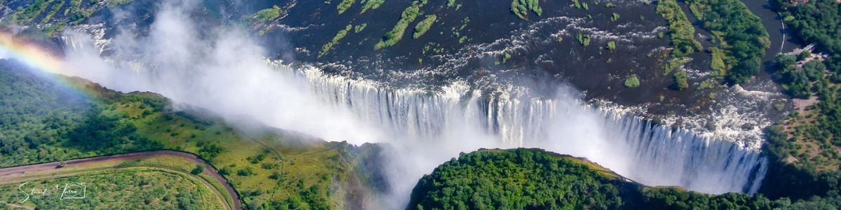 zimbabwe banner victoria falls